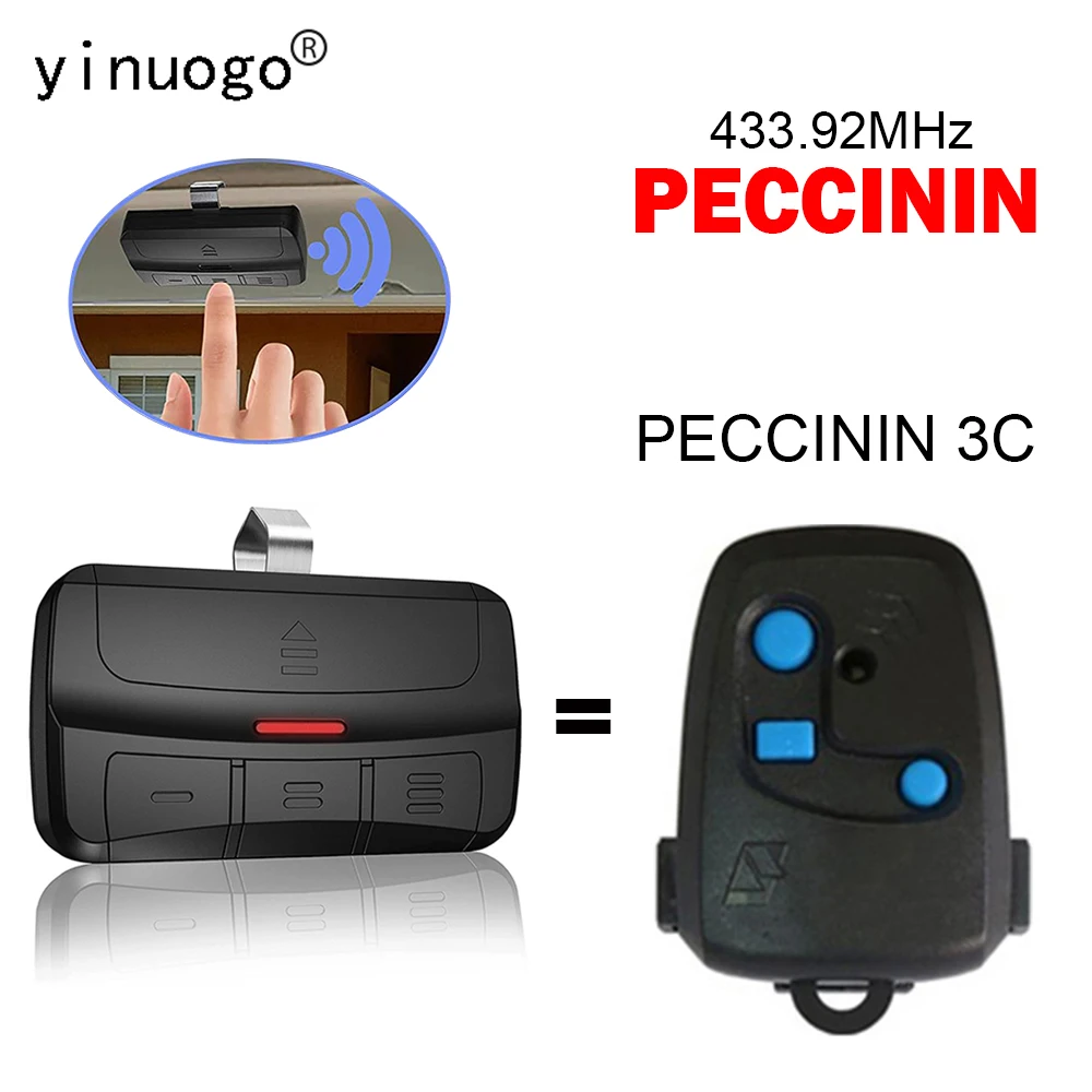 Клон PECCININ 3C Пульт дистанционного управления Устройство для открывания гаражных ворот 433,92 МГц Роллинг-код PECCININ Пульт дистанционного управл...
Клон PECCININ 3C Пульт дистанционного управления Устройство для открывания гаражных ворот 433,92 МГц Роллинг-код PECCININ Пульт дистанционного управл...