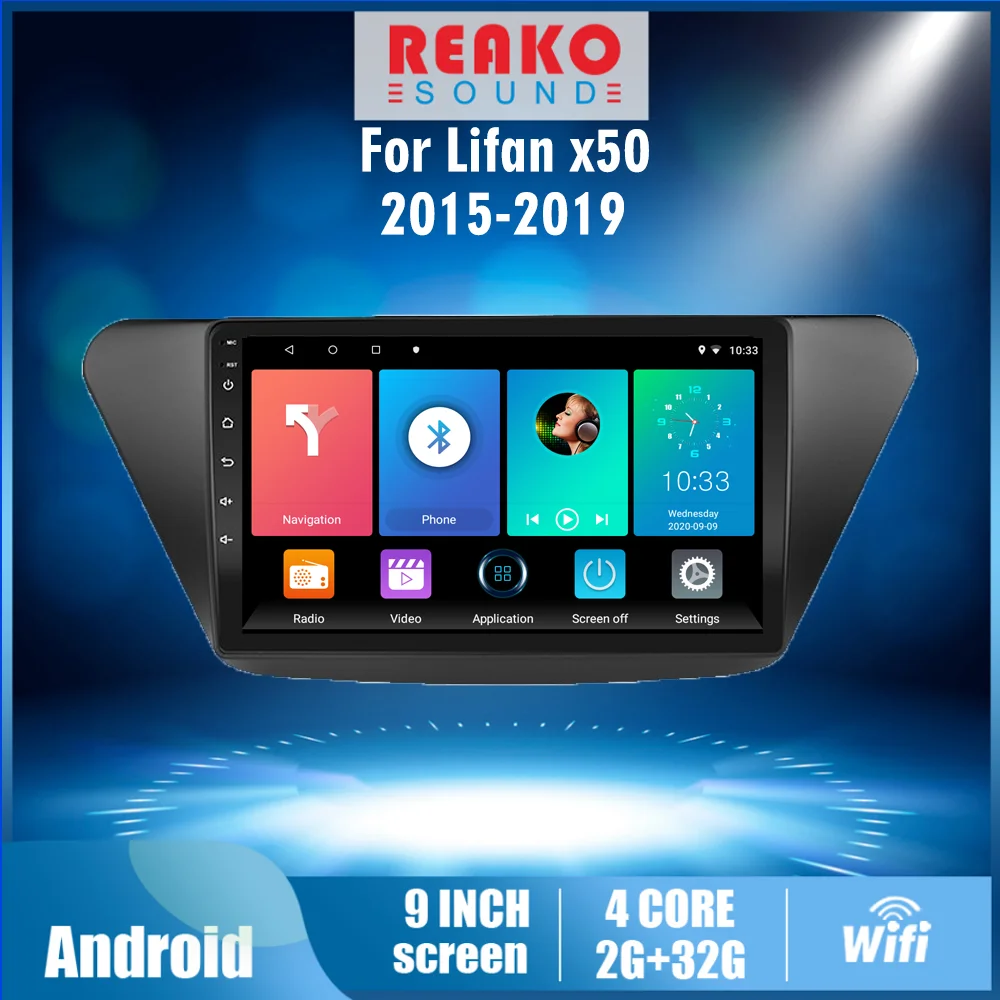 2 Din 2.5D 4G Carplay For lifan x50 2015-2019 9 inch Car Multimedia Player Android Wifi GPS Navigation Head unit With Frame
2 Din 2.5D 4G Carplay For lifan x50 2015-2019 9 inch Car Multimedia Player Android Wifi GPS Navigation Head unit With Frame