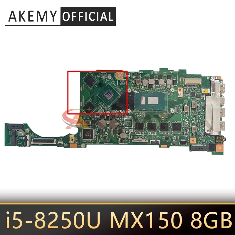 

for Acer Swift SF314-52 SF314-52G laptop motherboard SU4EA MAIN BOARD CPU i5-8250U MX150 8GB RAM GPU tested working Mainboard