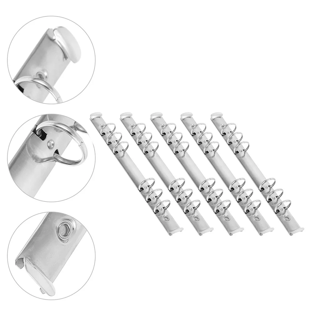 5 Pcs Binder Rings Mechanisms Office Accessories Round Binders Metal Loose Leaf File Folders Book Notebook Spines Comb
5 Pcs Binder Rings Mechanisms Office Accessories Round Binders Metal Loose Leaf File Folders Book Notebook Spines Comb
