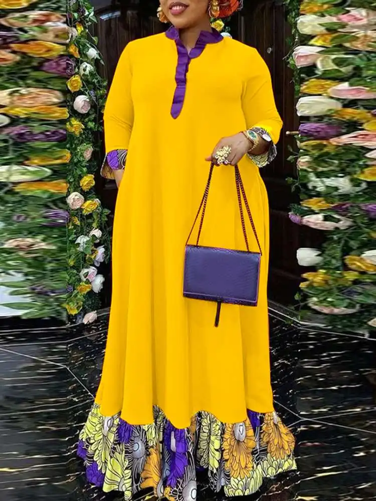 2022 VONDA винтажное лоскутное богемное Макси-платье, женские плиссированные платья с цветочным принтом, летние сексуальные длинные платья с V-о...
2022 VONDA винтажное лоскутное богемное Макси-платье, женские плиссированные платья с цветочным принтом, летние сексуальные длинные платья с V-о...