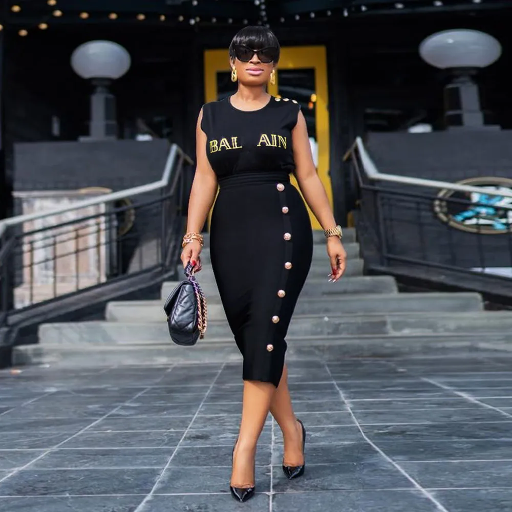 Women Dress Letter Sleeveless Bandage Strechy Bodycon Dresses Sexy Night Club Vestidos Summer Outfits 2022
Women Dress Letter Sleeveless Bandage Strechy Bodycon Dresses Sexy Night Club Vestidos Summer Outfits 2022