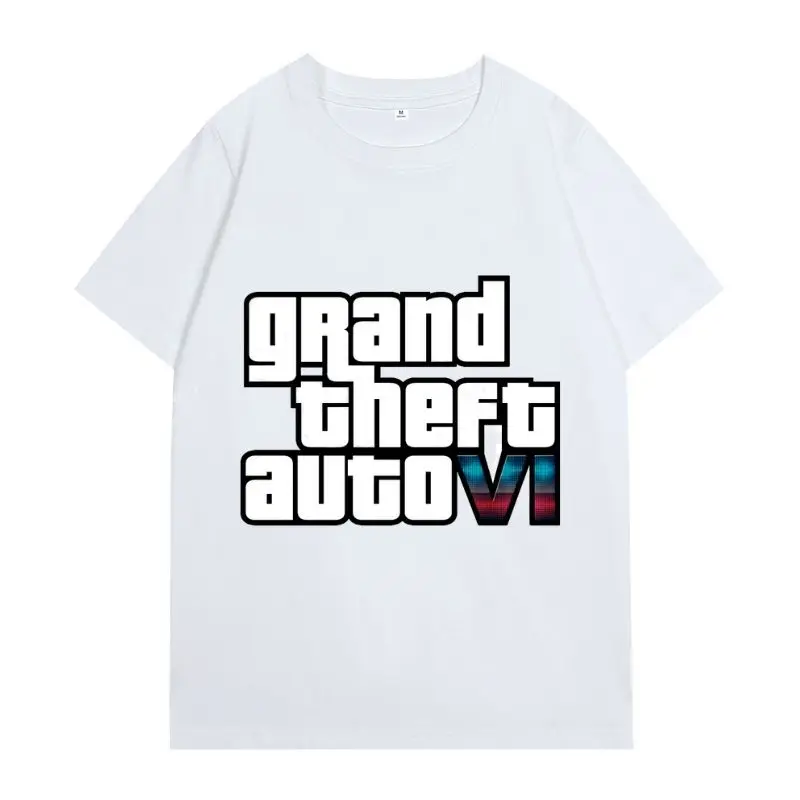Новинка, мужской летний топ с коротким рукавом и логотипом GTA VI, однотонный спортивный костюм для мальчиков и девочек оверсайз с фитилями
Новинка, мужской летний топ с коротким рукавом и логотипом GTA VI, однотонный спортивный костюм для мальчиков и девочек оверсайз с фитилями