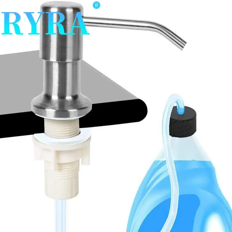 Replacement Liquid Soap Dispenser Pump Stainless Steel Hand Pressure Extension Tube Kit Metal Sink Mount In Sink Mounted Newest
Replacement Liquid Soap Dispenser Pump Stainless Steel Hand Pressure Extension Tube Kit Metal Sink Mount In Sink Mounted Newest