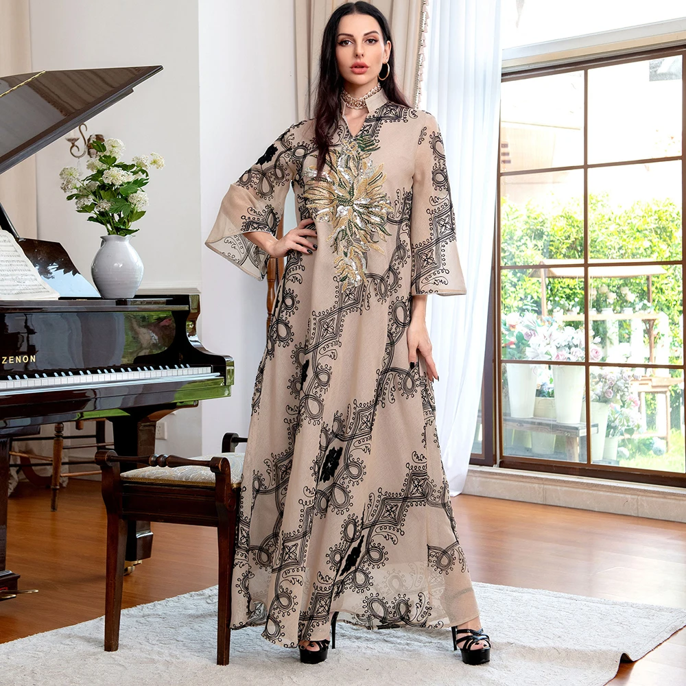 Eid Mubarak Ramadan Kaftan African Dresses For Women Plus Size Abaya Dubai Turkey Islam Muslim Dress Caftan Robe Longue Femme
Eid Mubarak Ramadan Kaftan African Dresses For Women Plus Size Abaya Dubai Turkey Islam Muslim Dress Caftan Robe Longue Femme