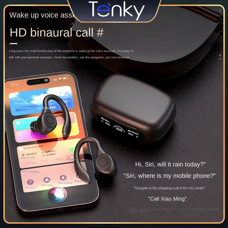 Comfortable Y7 Wireless Headset Intelligent Noise Reduction Binaural Communication Ear Hanging Type Earphone Ergonomic Design
Comfortable Y7 Wireless Headset Intelligent Noise Reduction Binaural Communication Ear Hanging Type Earphone Ergonomic Design