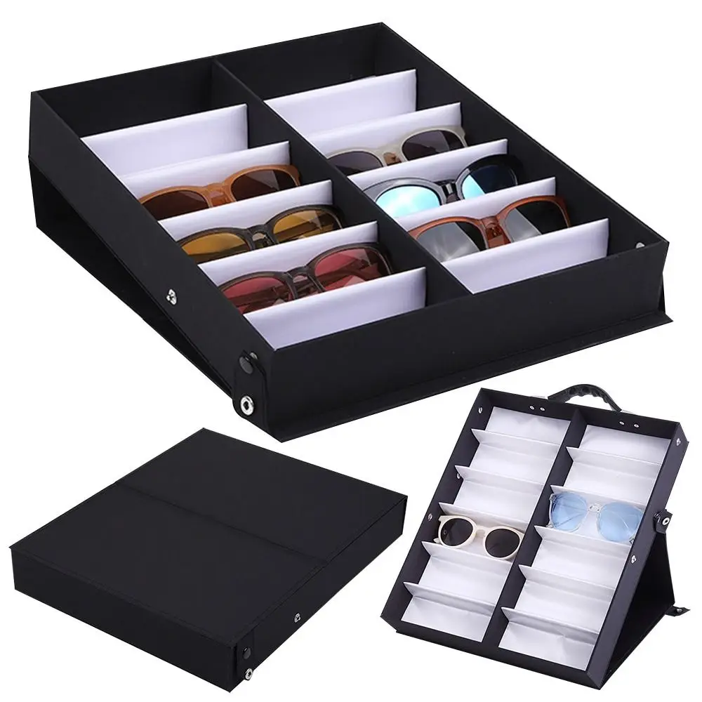 Eyewear Holder Stand Leather Sunglasses Display Case Eyeglass Organizer Box Glasses Frame Tray 12 Slots Glasses Tray
Eyewear Holder Stand Leather Sunglasses Display Case Eyeglass Organizer Box Glasses Frame Tray 12 Slots Glasses Tray