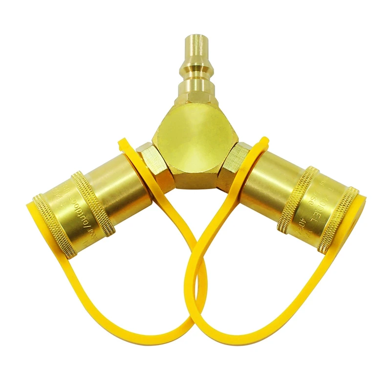250 Type Standard Y-Splitter 1/4Inch Quick Adapter Accessories For RV's Camping Propane Hose
250 Type Standard Y-Splitter 1/4Inch Quick Adapter Accessories For RV's Camping Propane Hose