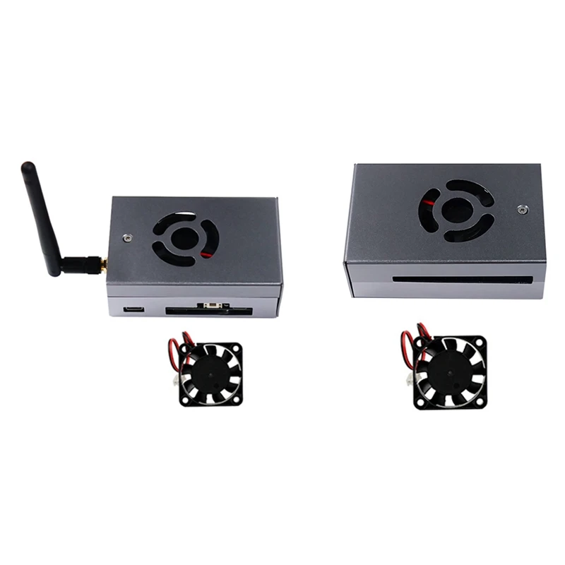 

For Rising Sun X3 Pi Development Board Case Main Control Chassis With Cooling Fan Dust Protection Shell