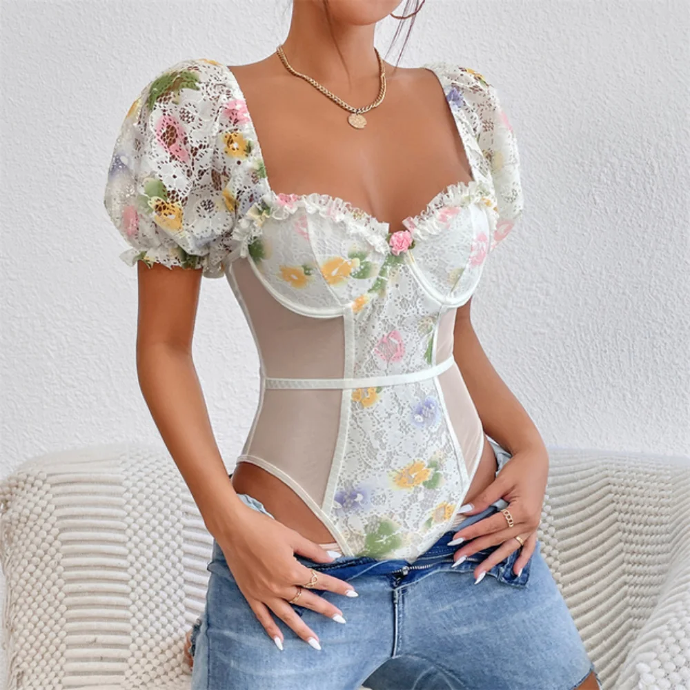 Lace Romper Bodysuit Overalls Black Playsuit Bottom Womens Clothing Sexy Nightclub Overalls Jumpsuit Women Party White Clothes 
Lace Romper Bodysuit Overalls Black Playsuit Bottom Womens Clothing Sexy Nightclub Overalls Jumpsuit Women Party White Clothes