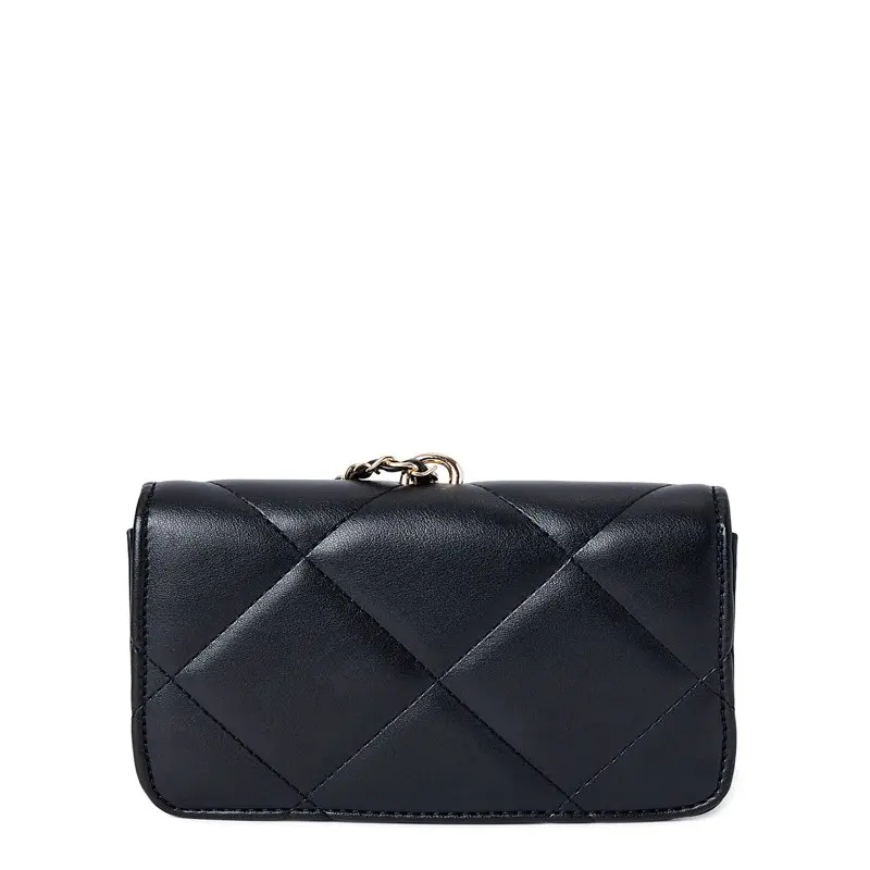 Women's Small, Black, Quilted Faux Leather Crossbody Bag with Faux Leather Chain Strap - Stylish and Durable.
Women's Small, Black, Quilted Faux Leather Crossbody Bag with Faux Leather Chain Strap - Stylish and Durable.