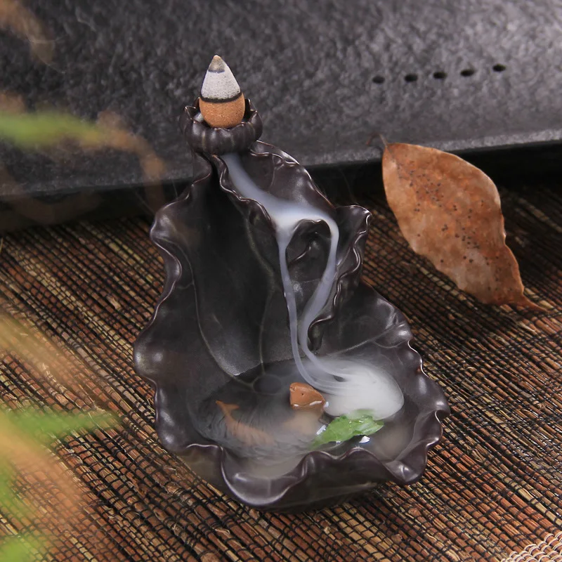 Backflow IncenseWaterfall Incense Holder Decoration Sticks Decoraction Flow Home Decor Censer Smoke Stand Burners With Reflux
Backflow IncenseWaterfall Incense Holder Decoration Sticks Decoraction Flow Home Decor Censer Smoke Stand Burners With Reflux