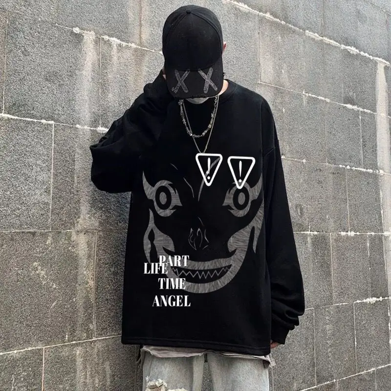 ZCSMLL Long-sleeved top male Korean loose trend hip-hop bottoming shirt T-shirt pullover round neck sweater men's autumn
ZCSMLL Long-sleeved top male Korean loose trend hip-hop bottoming shirt T-shirt pullover round neck sweater men's autumn