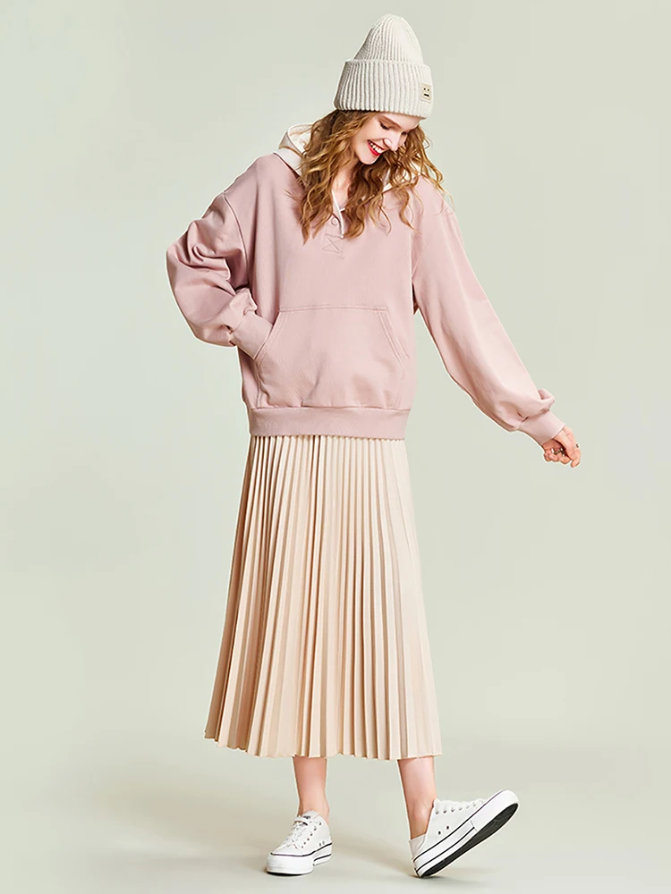 Pleated Skirt Designer New Solid Color Oversized Loose Elegant Fashion Italian Luxury Silky High Quality Pleated Long Skirt
Pleated Skirt Designer New Solid Color Oversized Loose Elegant Fashion Italian Luxury Silky High Quality Pleated Long Skirt