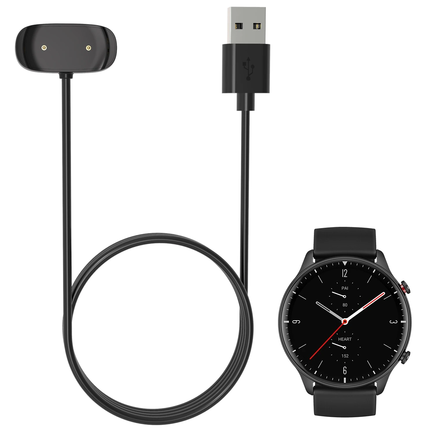 Smartwatch Dock Charger Adapter USB Charging Cable Cord for Amazfit GTR3 GTS3 GTR 2 GTR2 GTS 2 mini Zepp E Bip U Pro Smart Watch
Smartwatch Dock Charger Adapter USB Charging Cable Cord for Amazfit GTR3 GTS3 GTR 2 GTR2 GTS 2 mini Zepp E Bip U Pro Smart Watch