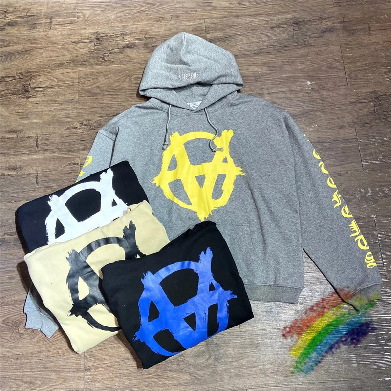 Beige Grey VETEMENTS Anarchy Hoodie Men Women 1:1 High Quality Sleeve Gothic Vetements Sweatshirts Oversized Pullovers
Beige Grey VETEMENTS Anarchy Hoodie Men Women 1:1 High Quality Sleeve Gothic Vetements Sweatshirts Oversized Pullovers