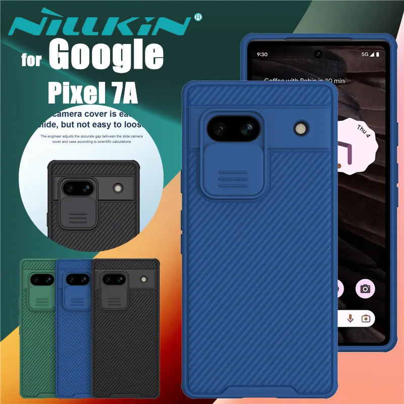 Nillkin CamShield Pro Case for Google Pixel 7A, with Slide Camera Cover Protector Hard Cover for Pixel7A
Nillkin CamShield Pro Case for Google Pixel 7A, with Slide Camera Cover Protector Hard Cover for Pixel7A