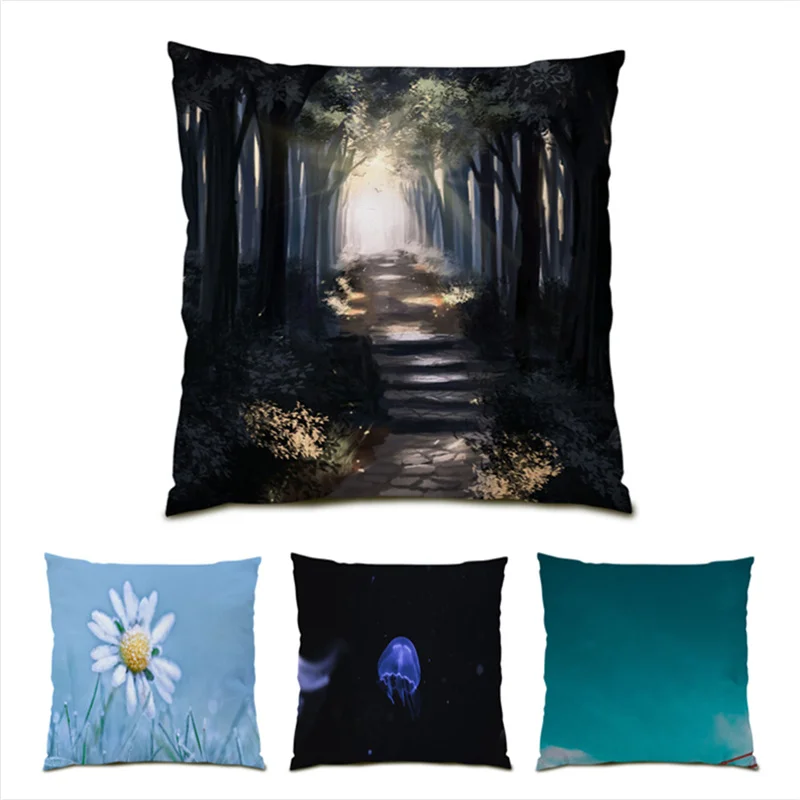 Creative Funny Painting Home Decor Nature Landscape Sofa Decorative Polyester Linen Cushion Cover 45x45 Velvet Pillowcase E1132
Creative Funny Painting Home Decor Nature Landscape Sofa Decorative Polyester Linen Cushion Cover 45x45 Velvet Pillowcase E1132