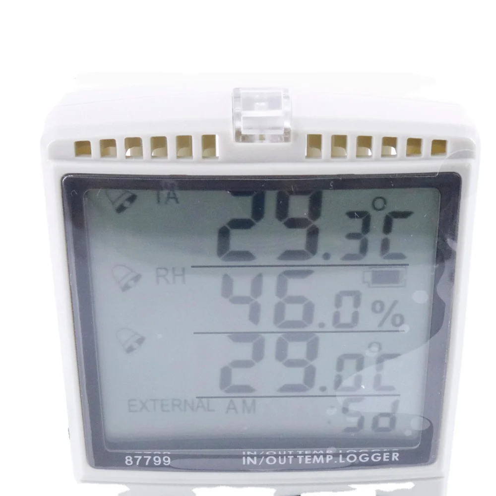 

AZ87799 Desktop Temperature & Humidity SD Card Data Logger Measure the Dual Temperature and Humidity Value