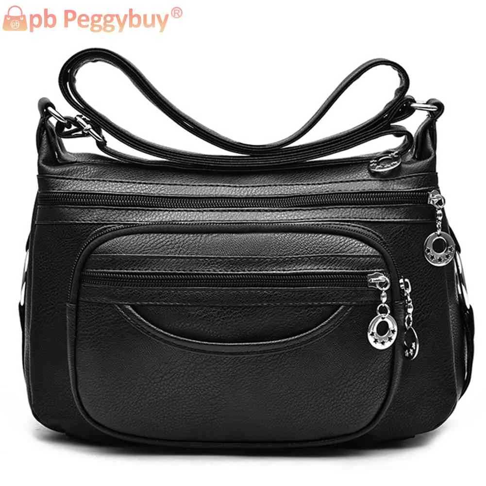 Простая Сумка-слинг через плечо, многослойная сумка-мессенджер из мягкой кожи, Классическая дизайнерская однотонная женская Дорожная сумк...
Простая Сумка-слинг через плечо, многослойная сумка-мессенджер из мягкой кожи, Классическая дизайнерская однотонная женская Дорожная сумк...