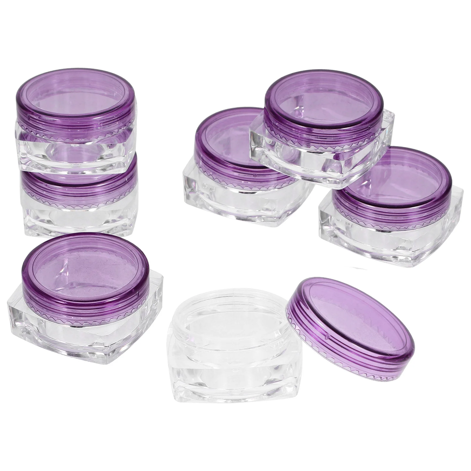 24 Pcs Bottle Cream Jar Empty Jars Travel Containers Pack Storage Refillable Purple
24 Pcs Bottle Cream Jar Empty Jars Travel Containers Pack Storage Refillable Purple