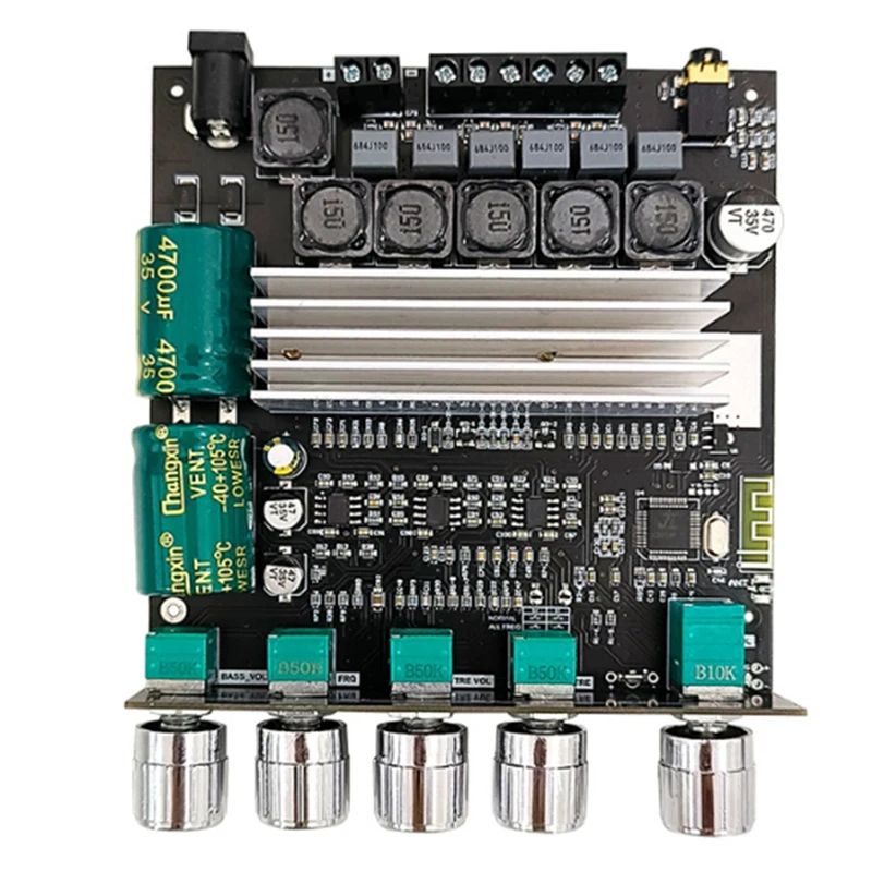 ZK-TB22 TPA3116D2 Bluetooth Subwoofer Amplifier Board 2.1 Hifi High Power Stereo Amp 2X50W+100W Amplificador For Speaker
ZK-TB22 TPA3116D2 Bluetooth Subwoofer Amplifier Board 2.1 Hifi High Power Stereo Amp 2X50W+100W Amplificador For Speaker