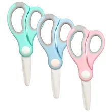 Ceramic Scissors Portable Baby Food Mills Infant Feeding Aid Scissors with Cutting Box Baby Supplies for Health Baby Tableware