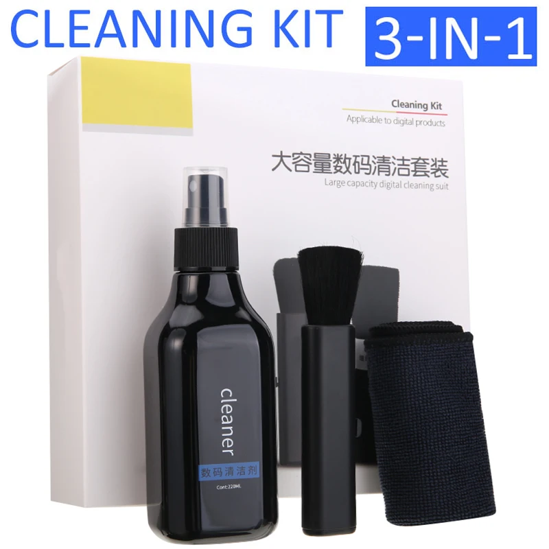 200ML Phone LCD Screen Cleaner Set Keyboard Cleaning Professional Notebook PC Monitor Dust Removal Cleaning Brush Tools
200ML Phone LCD Screen Cleaner Set Keyboard Cleaning Professional Notebook PC Monitor Dust Removal Cleaning Brush Tools