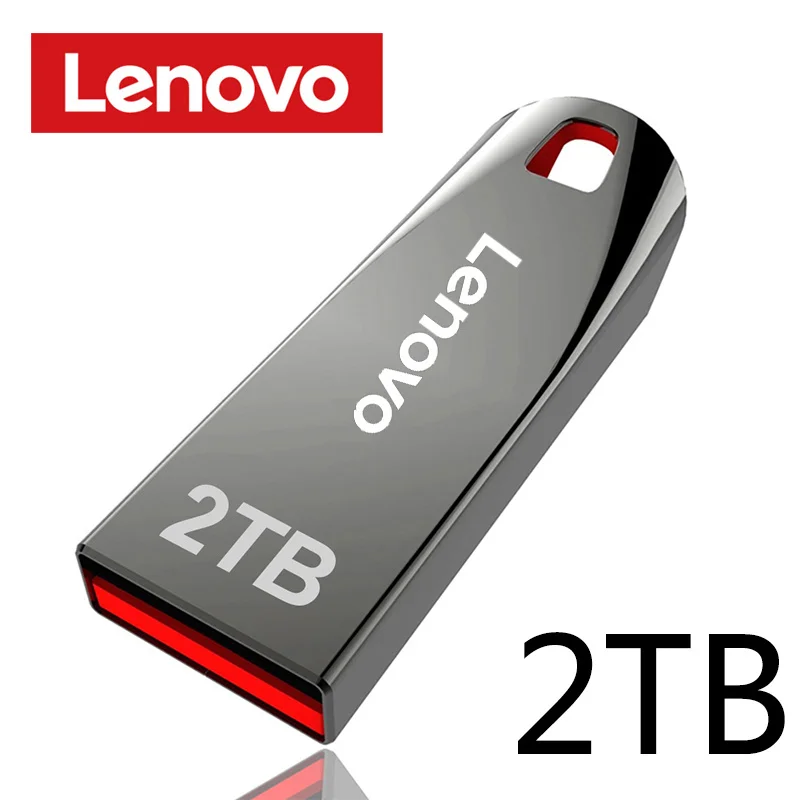 

Флэш-накопители Lenovo 2 ТБ Usb 3,0, высокоскоростной металлический флеш-накопитель, 1 ТБ, 512 ГБ, портативный Usb-накопитель, Водонепроницаемая Usb-флэш-карта