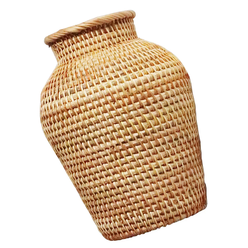 Rattan Vase Indoor Pots Plants Decorative Woven Receptacle Adorn Home Desktop Unique Flowers Holder Arrangement Office
Rattan Vase Indoor Pots Plants Decorative Woven Receptacle Adorn Home Desktop Unique Flowers Holder Arrangement Office