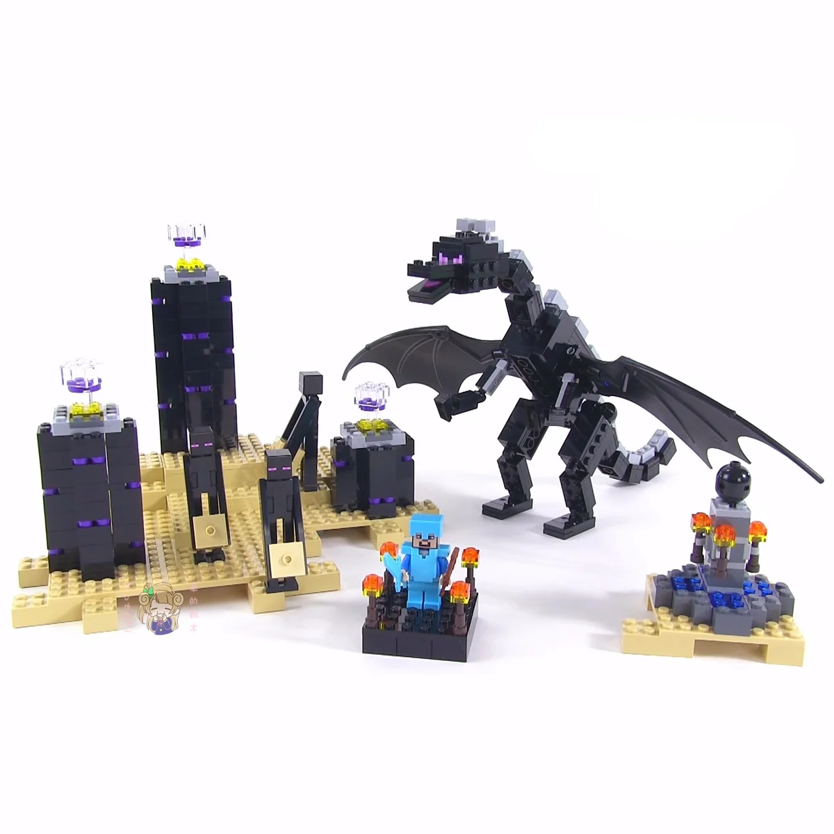 Конструктор Ender Dragon, 632 шт., совместимый с 21117 строительными блоками, Алмазный меч, игрушки для детей, подарок на день рождения и Рождество
Конструктор Ender Dragon, 632 шт., совместимый с 21117 строительными блоками, Алмазный меч, игрушки для детей, подарок на день рождения и Рождество