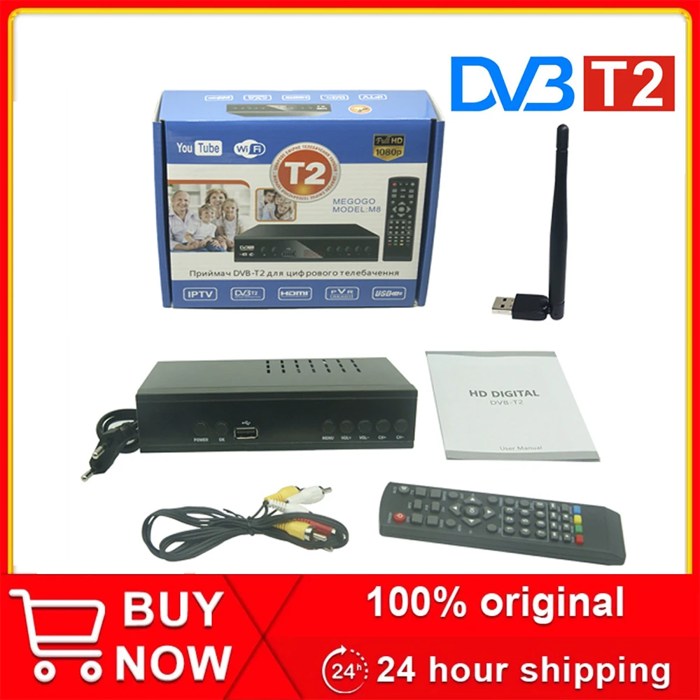 DVB T2 Russia Spain Poland Full 1080P Digital Terrestrial TV Receiver DVB T2 H.264 TV Tuner Receiver Support Youtube WIFI
DVB T2 Russia Spain Poland Full 1080P Digital Terrestrial TV Receiver DVB T2 H.264 TV Tuner Receiver Support Youtube WIFI
