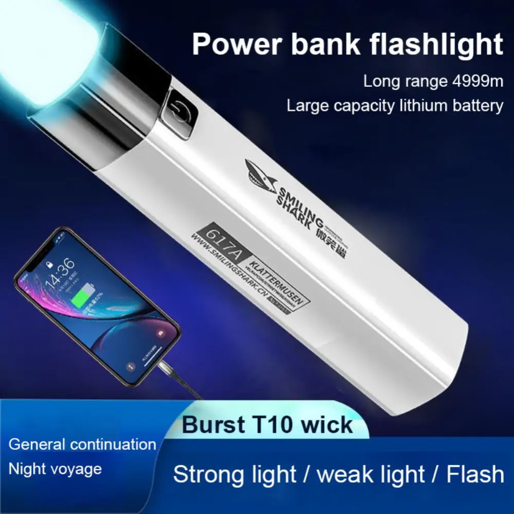 Mini 1200 MAh Torch USB Mobile Phone Rechargeable Strong Light Torch Searchlight Flashlights For Outdoor Camping Hiking Fishing
Mini 1200 MAh Torch USB Mobile Phone Rechargeable Strong Light Torch Searchlight Flashlights For Outdoor Camping Hiking Fishing