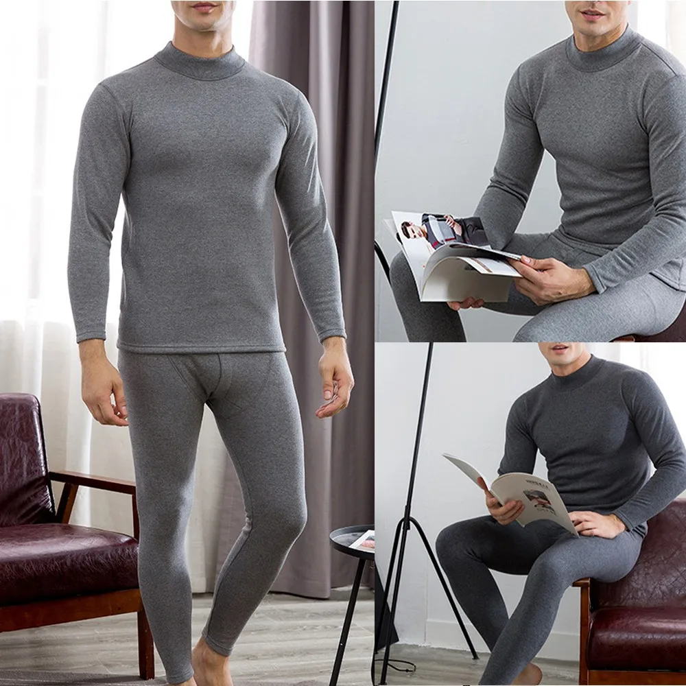 Winter Men Thermal Underwear Premium Quality Naturally Soft Cotton Fleece-lined Warm Panels Long Johns Thermo Clothing Pajamas
Winter Men Thermal Underwear Premium Quality Naturally Soft Cotton Fleece-lined Warm Panels Long Johns Thermo Clothing Pajamas