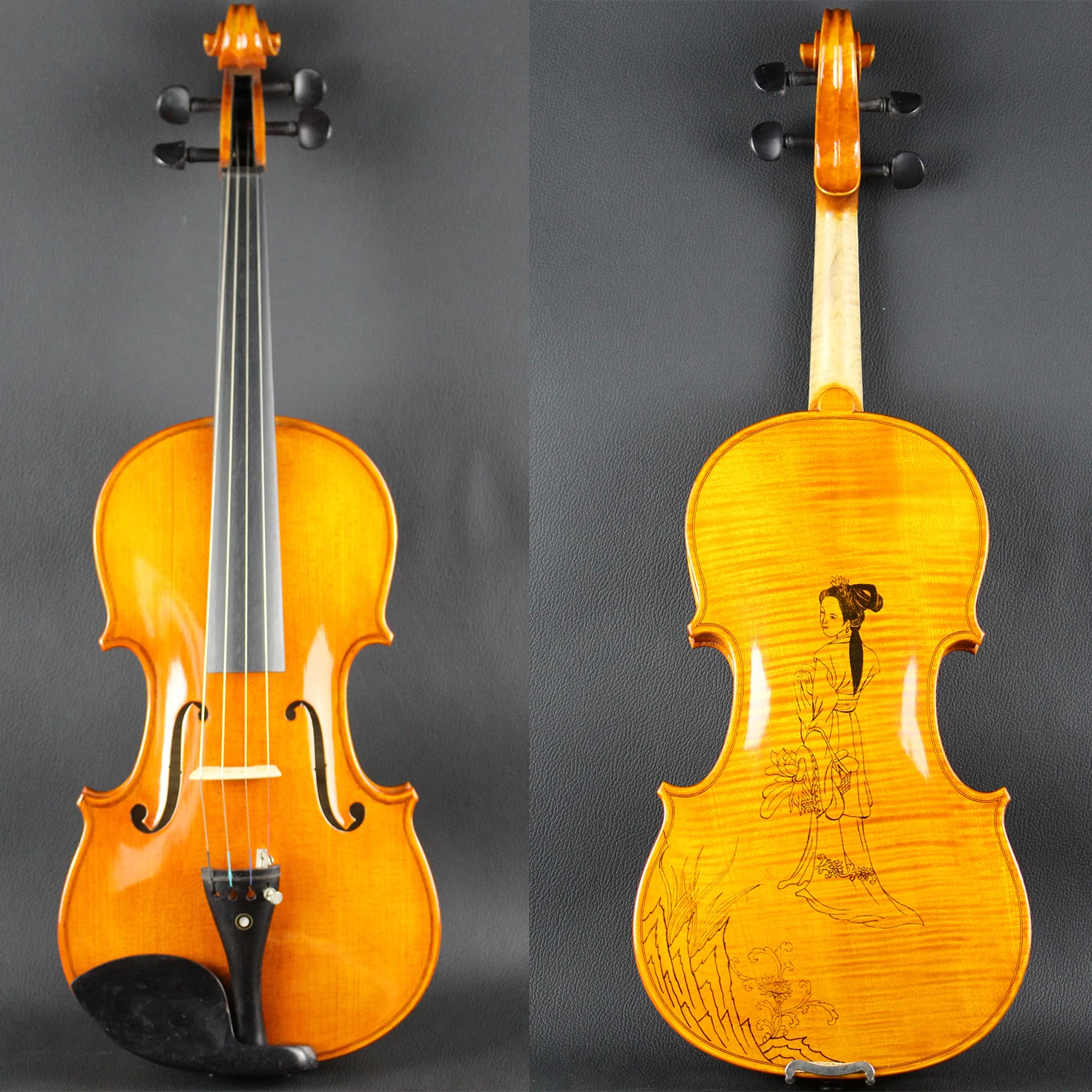 Скрипка 4/4 искусственная с рисунком древней леди
Скрипка 4/4 искусственная с рисунком древней леди