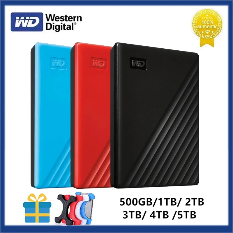 

Western Digital WD My Passport 5TB 4TB 2TB 1TB External Hard Drive Disk USB3.0 password protection HDD Portable Mobile Hard Disk