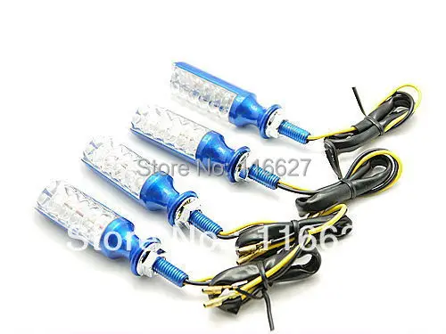 Универсальный 12 LED индикатор поворота мигалка светильник Янтарный 4 шт. синий бар мотоцикл для Harley Honda Kawasaki Yamhaha Suzuki
Универсальный 12 LED индикатор поворота мигалка светильник Янтарный 4 шт. синий бар мотоцикл для Harley Honda Kawasaki Yamhaha Suzuki