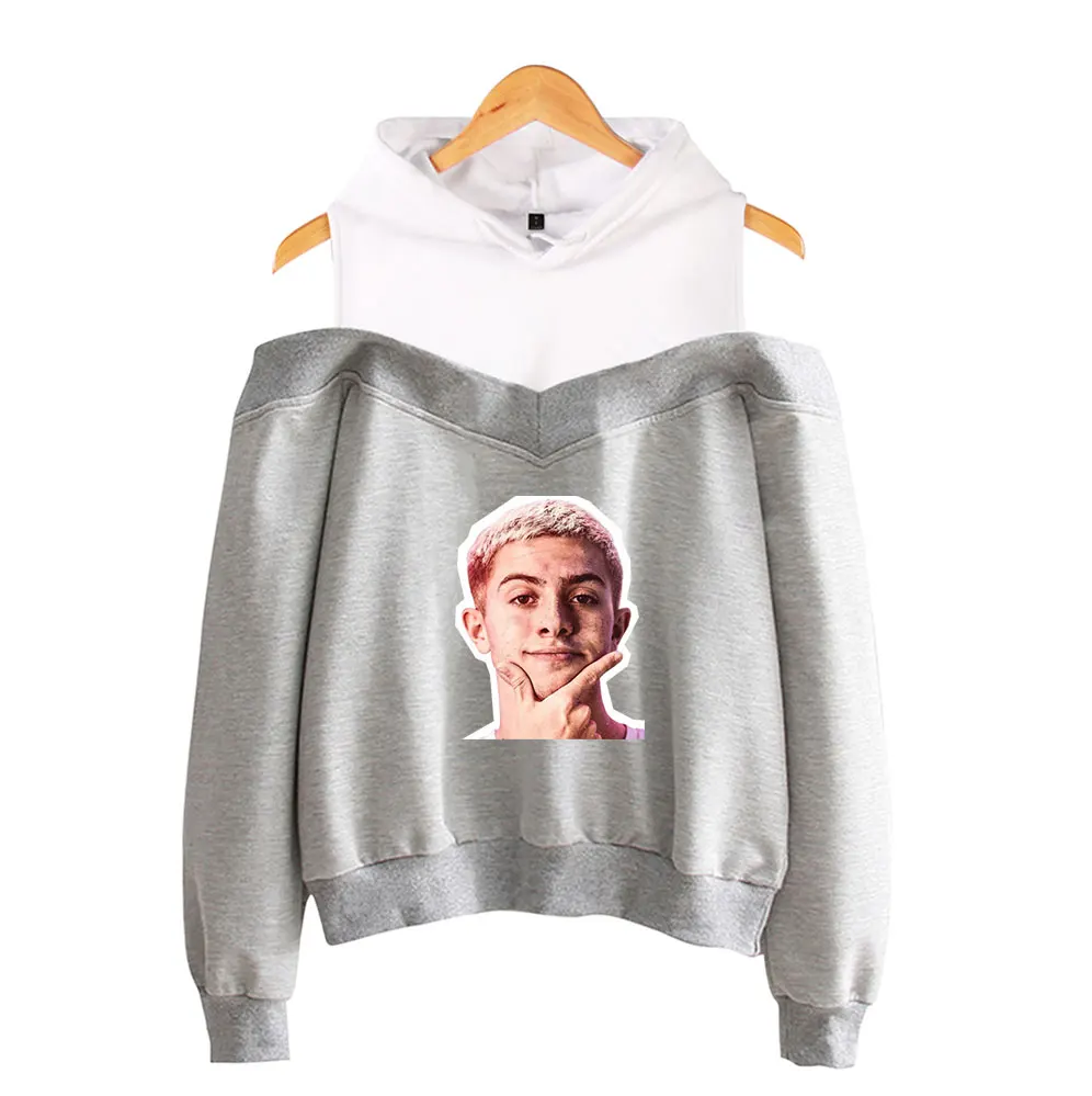 Inoxtag Michou Merch Casual Cute Harajuku Women Strapless Hoodie Loose Pullover Streetwear Sweatshirt Tops Y2K Oversized Clothes
Inoxtag Michou Merch Casual Cute Harajuku Women Strapless Hoodie Loose Pullover Streetwear Sweatshirt Tops Y2K Oversized Clothes