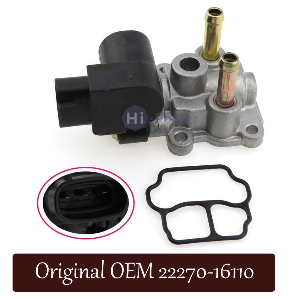 OEM Idle Air Control (IAC) Vavle 22270-16110 2227016110 for Toyota COROLLA Terios for Suzuki Esteem 2227016110
OEM Idle Air Control (IAC) Vavle 22270-16110 2227016110 for Toyota COROLLA Terios for Suzuki Esteem 2227016110