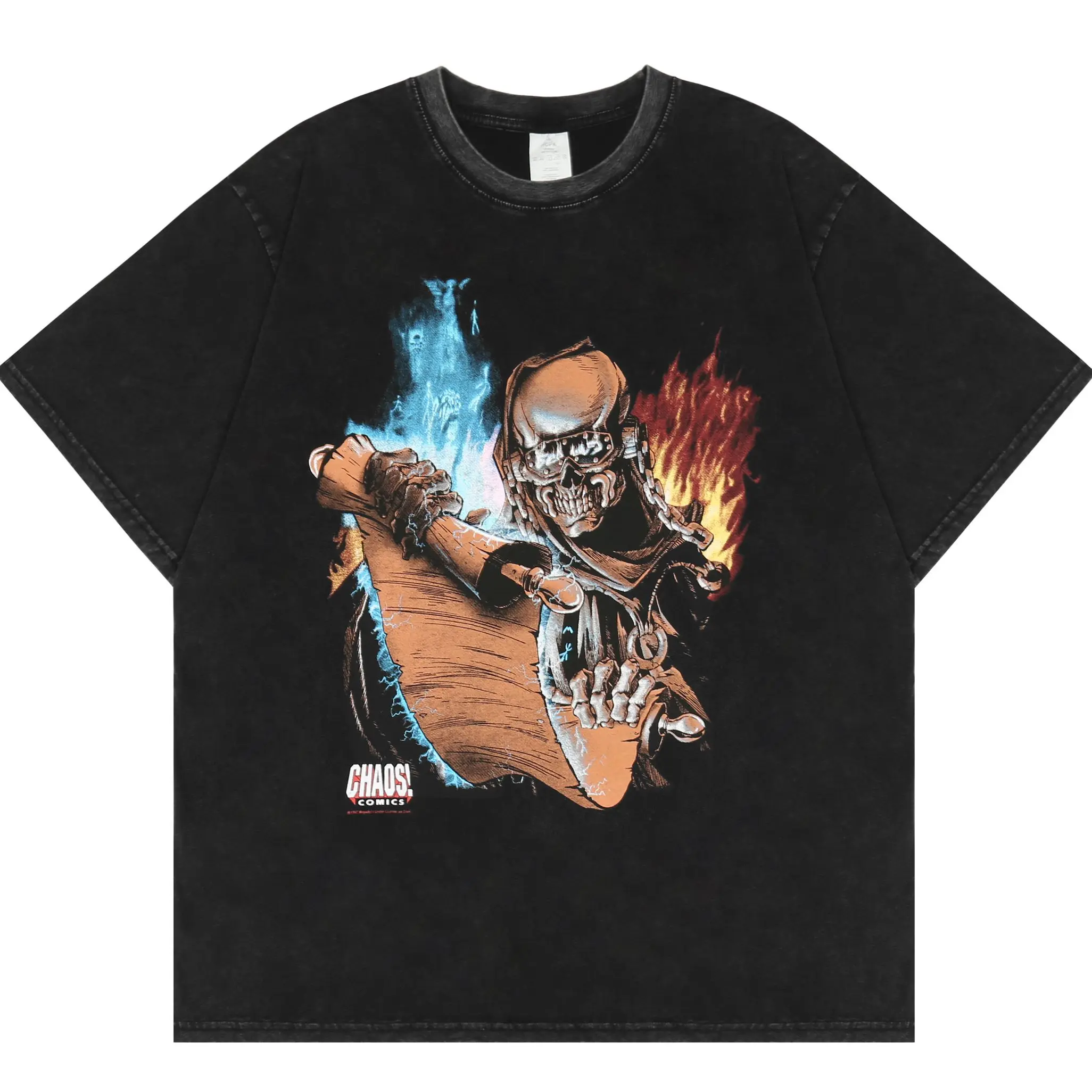 Summer short sleeve men's shirts washed old black Palm Angel T-shirt Men's and women's trend 3D printed anime pattern couples to
Summer short sleeve men's shirts washed old black Palm Angel T-shirt Men's and women's trend 3D printed anime pattern couples to