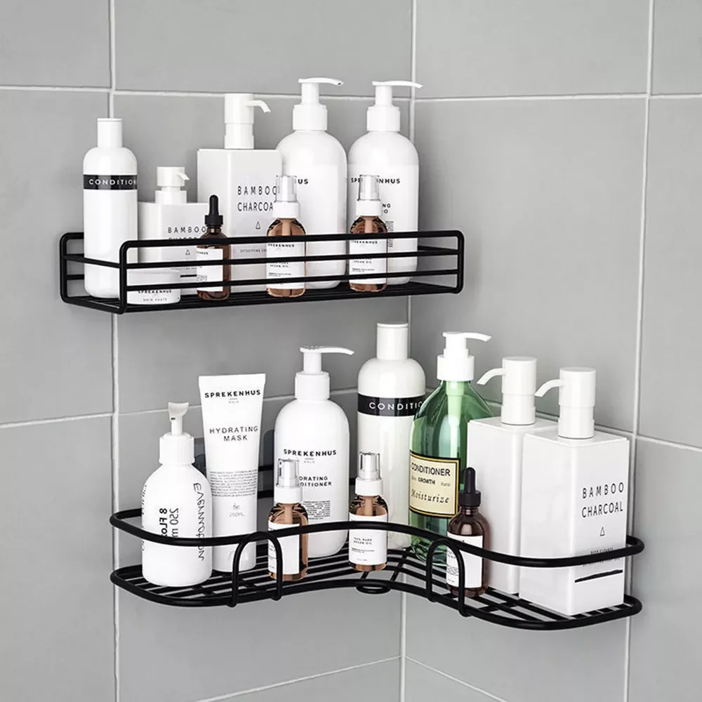 Bathroom Shelf Shower Wall Mount Shampoo Storage Holder With Suction Cup No Drilling Kitchen Storage Bathroom Accessories
Bathroom Shelf Shower Wall Mount Shampoo Storage Holder With Suction Cup No Drilling Kitchen Storage Bathroom Accessories