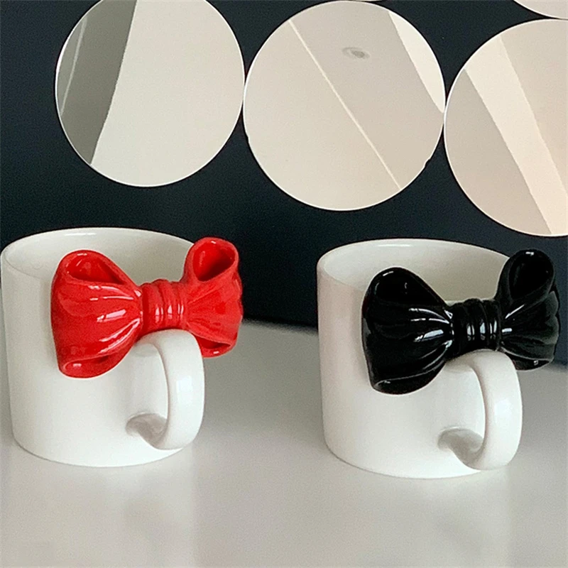 Wudruncy Nordic Ins Mug Hand-painted Bow Ceramic Coffee Cup Delicate Cute Cup High-value Couple Cups Girl Birthday Gift
Wudruncy Nordic Ins Mug Hand-painted Bow Ceramic Coffee Cup Delicate Cute Cup High-value Couple Cups Girl Birthday Gift