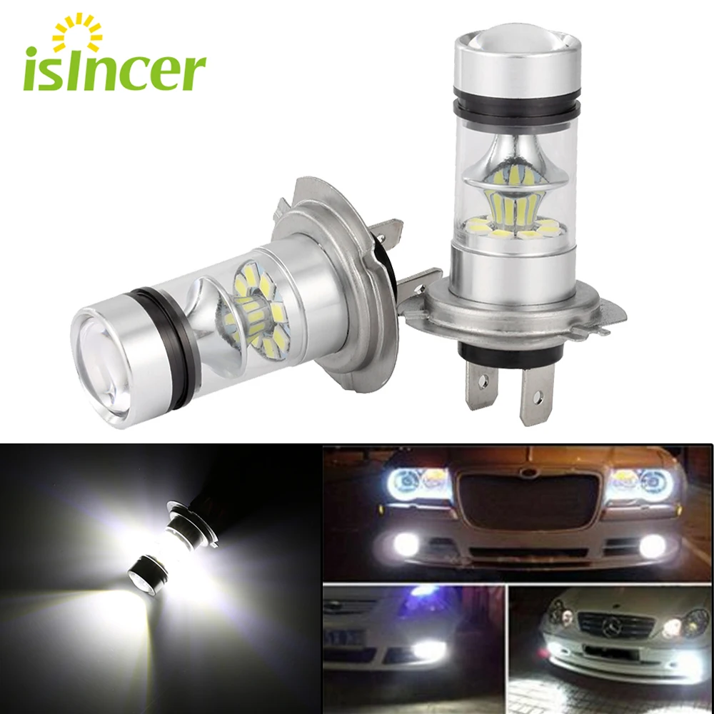 2pcs Car Fog Light Bulbs 100W H7 6000K White Super Bright LED Bulbs with Projector Driving Running Lamp Auto Led Light Bulbs
2pcs Car Fog Light Bulbs 100W H7 6000K White Super Bright LED Bulbs with Projector Driving Running Lamp Auto Led Light Bulbs