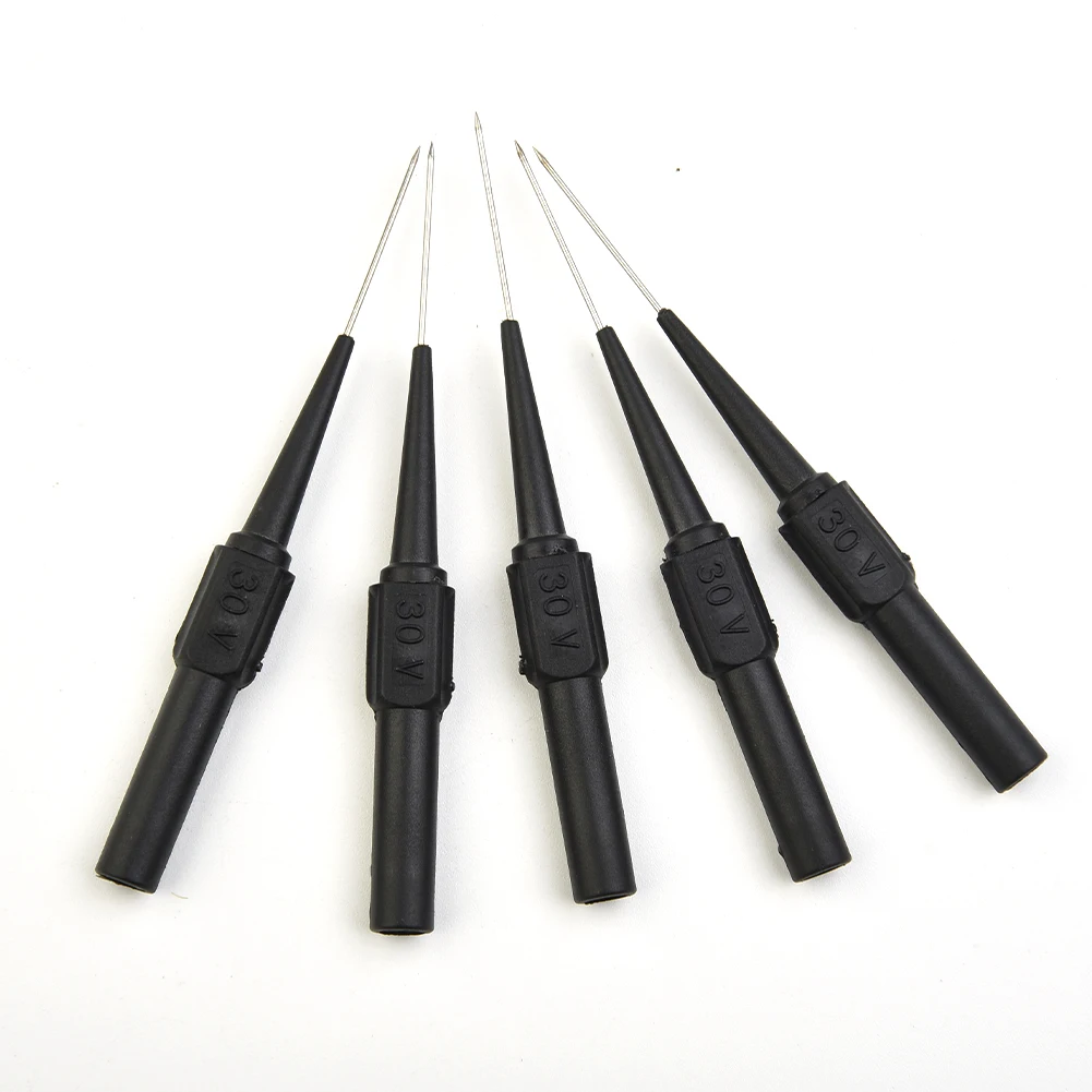 10pcs Insulation Piercing Needle Multimeter Test Probes Measuring Device Test Lead Extention Back Piercing Needle Tip Probes
10pcs Insulation Piercing Needle Multimeter Test Probes Measuring Device Test Lead Extention Back Piercing Needle Tip Probes