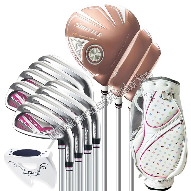 New Golf Clubs Maruman SHUTTLE Compelete Set of Clubs Women Driver Wood Irons Putter and Golf Bag L Graphite Shaft
New Golf Clubs Maruman SHUTTLE Compelete Set of Clubs Women Driver Wood Irons Putter and Golf Bag L Graphite Shaft