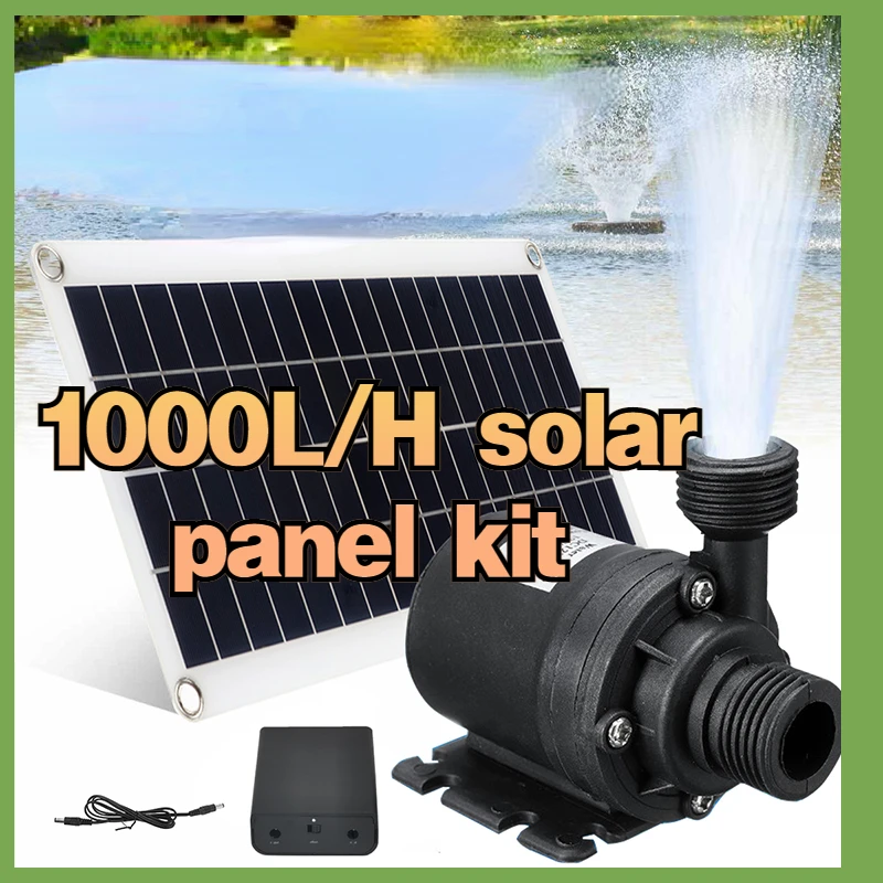 Solar Panel800L/H Panel Kit Brushless Water Pump Cell Photovoltaic Fountain Pool Pond
Solar Panel800L/H Panel Kit Brushless Water Pump Cell Photovoltaic Fountain Pool Pond