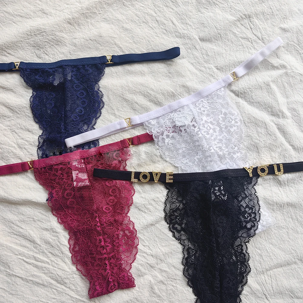 Sexy Women Customized Thong with Name Crystal letter Panties G String Panties Personalized Perspective Underwear Cheeky Gift
Sexy Women Customized Thong with Name Crystal letter Panties G String Panties Personalized Perspective Underwear Cheeky Gift