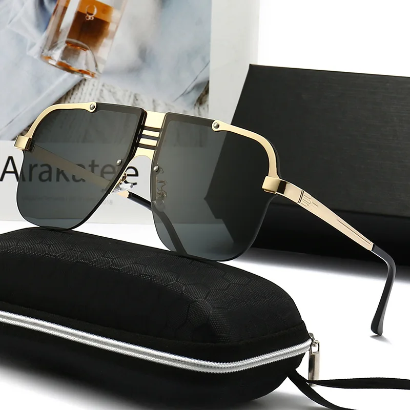 Brand Design Luxury Large Half Frame Men Women Sunglasses Fashion Vintage Classic Male Female Car Driving Fishing Metal Glasses
Brand Design Luxury Large Half Frame Men Women Sunglasses Fashion Vintage Classic Male Female Car Driving Fishing Metal Glasses
