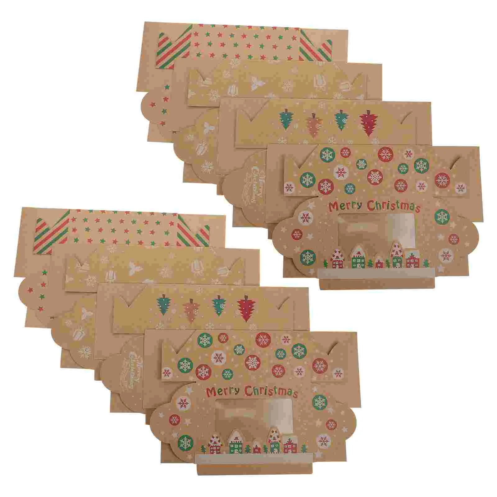 8pcs Adorable Multipurpose Creative Xmas Cookies Containers Biscuits Boxes Cake Holders
8pcs Adorable Multipurpose Creative Xmas Cookies Containers Biscuits Boxes Cake Holders