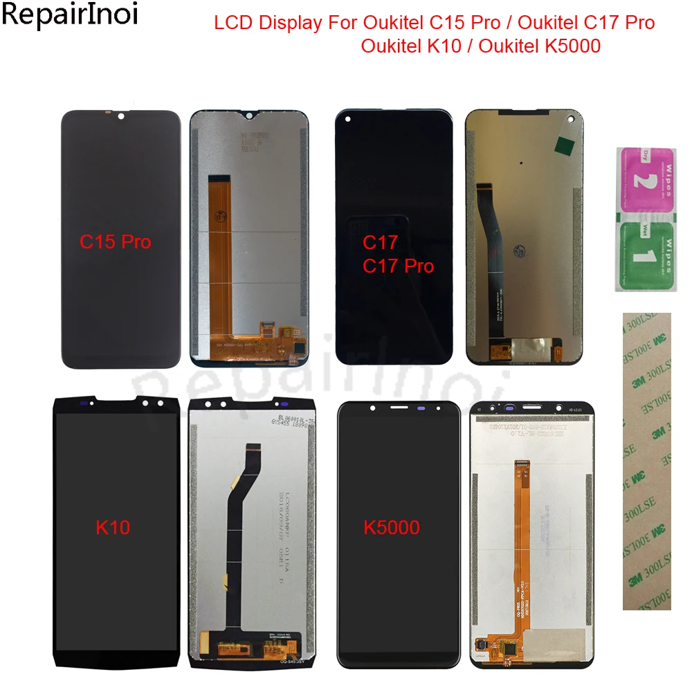 Черный ЖК-дисплей с сенсорным экраном и дигитайзером для Oukitel C15 Pro / C17 Pro, сменный ЖК-дисплей в сборе для Oukitel K10 / K5000
Черный ЖК-дисплей с сенсорным экраном и дигитайзером для Oukitel C15 Pro / C17 Pro, сменный ЖК-дисплей в сборе для Oukitel K10 / K5000